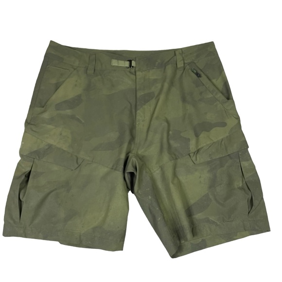 Viktos Operatus Green Cargo Camo Tactical Hiking Outdoor Combat Shorts - Sz 38 - Picture 1 of 12